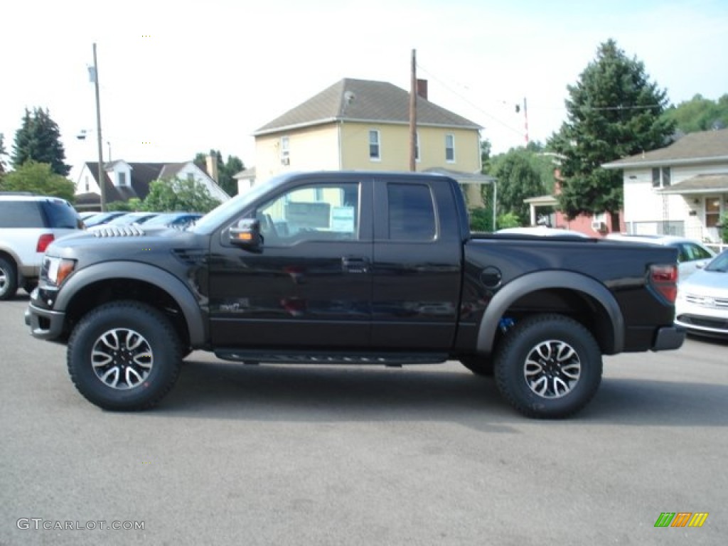 Tuxedo Black Metallic 2012 Ford F150 SVT Raptor SuperCab 4x4 Exterior Photo #69966868