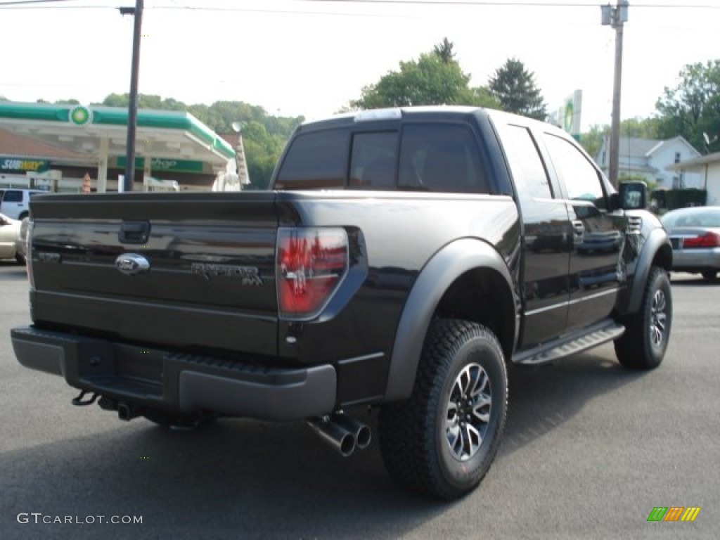2012 Ford F150 SVT Raptor SuperCab 4x4 Rear 3/4 View Photo #69966898