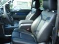 Raptor Black Leather/Cloth with Blue Accent Interior Photo for 2012 Ford F150 #69966937
