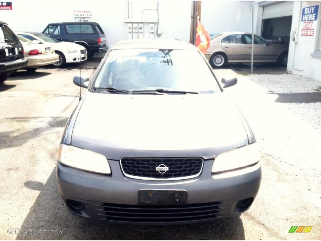 2000 Sentra XE - Charcoal Mist Metallic / Midnight photo #7