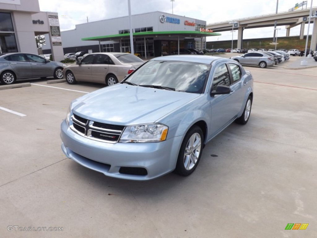 2013 Avenger SE V6 - Crystal Blue Pearl / Black photo #1