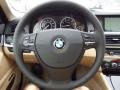 Venetian Beige Steering Wheel Photo for 2013 BMW 5 Series #69968725
