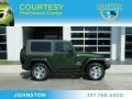 2009 Jeep Green Metallic Jeep Wrangler Sahara 4x4  photo #1