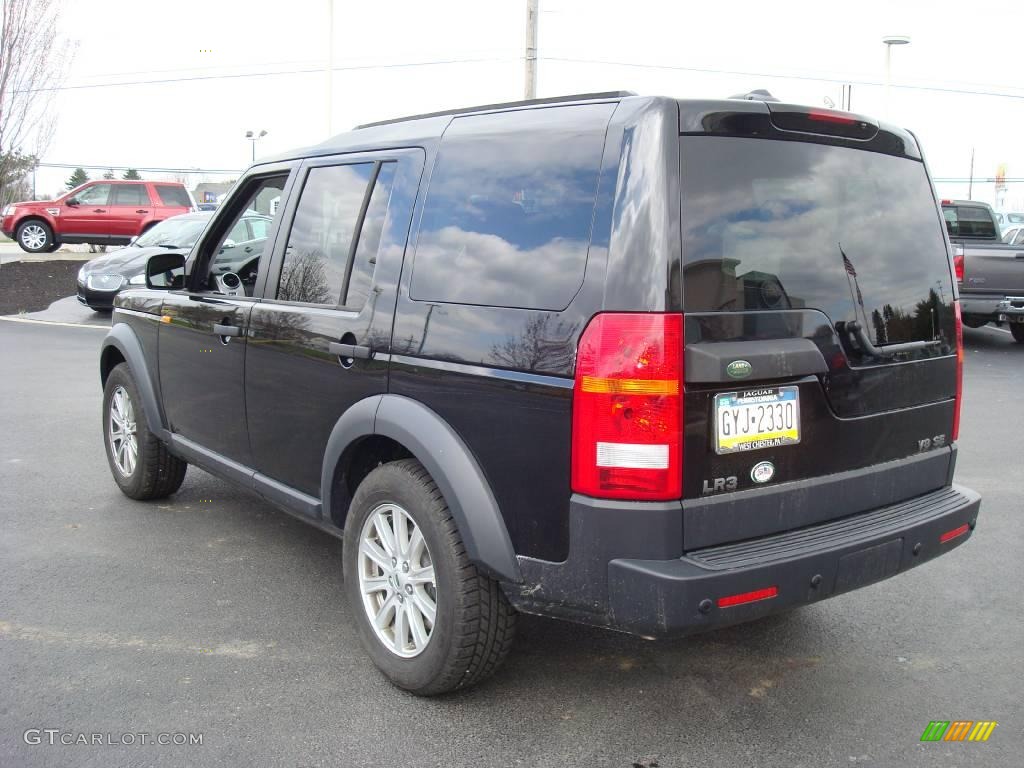 2008 LR3 V8 SE - Java Black Pearlescent / Ebony Black photo #9