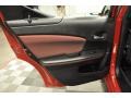 Black/Red 2012 Dodge Avenger SXT Plus Door Panel