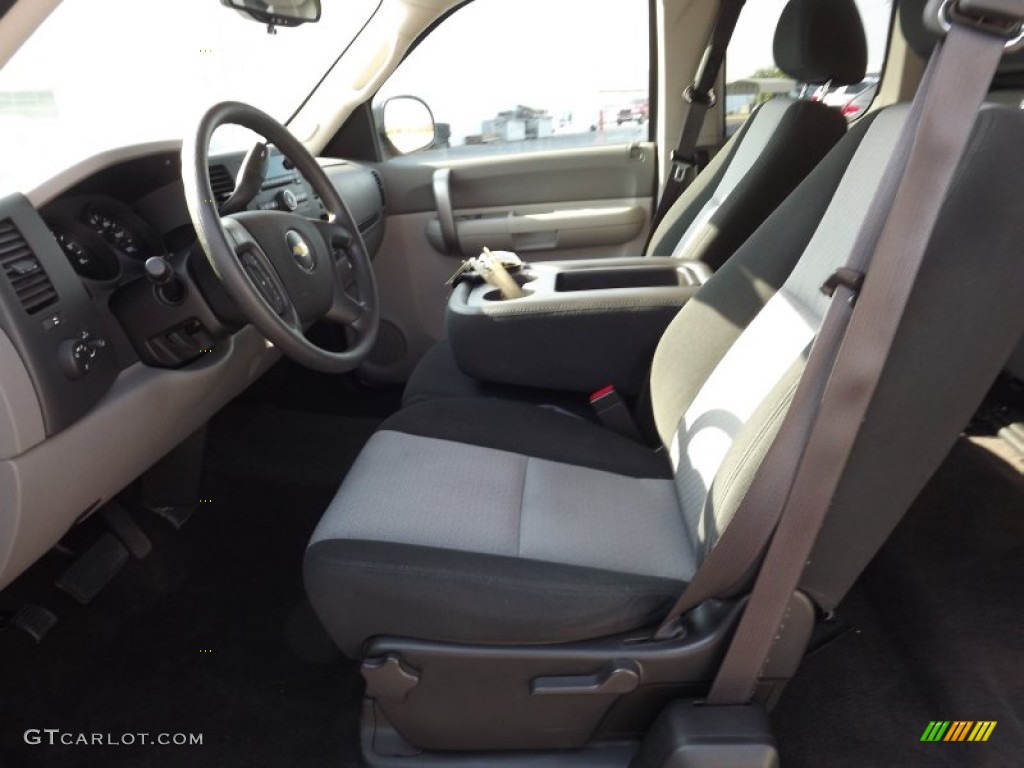 2009 Silverado 1500 LS Extended Cab - Blue Granite Metallic / Dark Titanium photo #11
