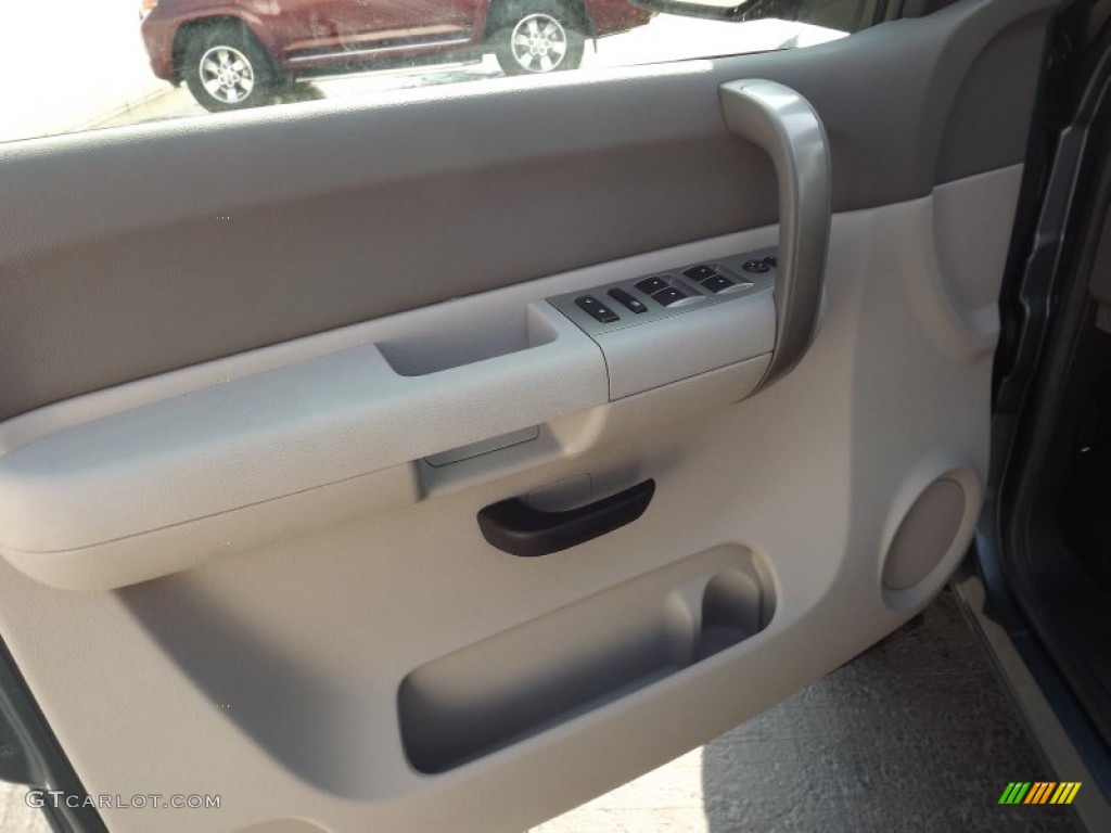 2009 Silverado 1500 LS Extended Cab - Blue Granite Metallic / Dark Titanium photo #12