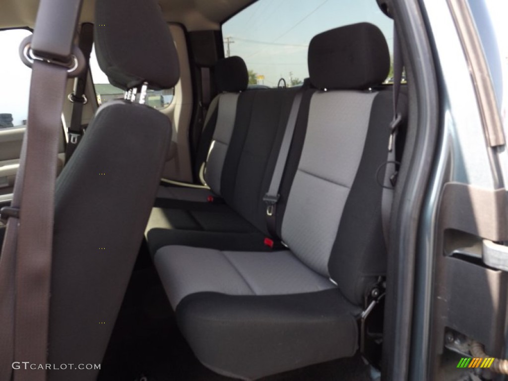 2009 Silverado 1500 LS Extended Cab - Blue Granite Metallic / Dark Titanium photo #14