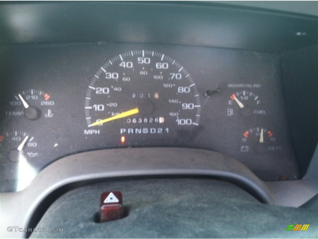 1995 Chevrolet S10 LS Regular Cab Gauges Photos