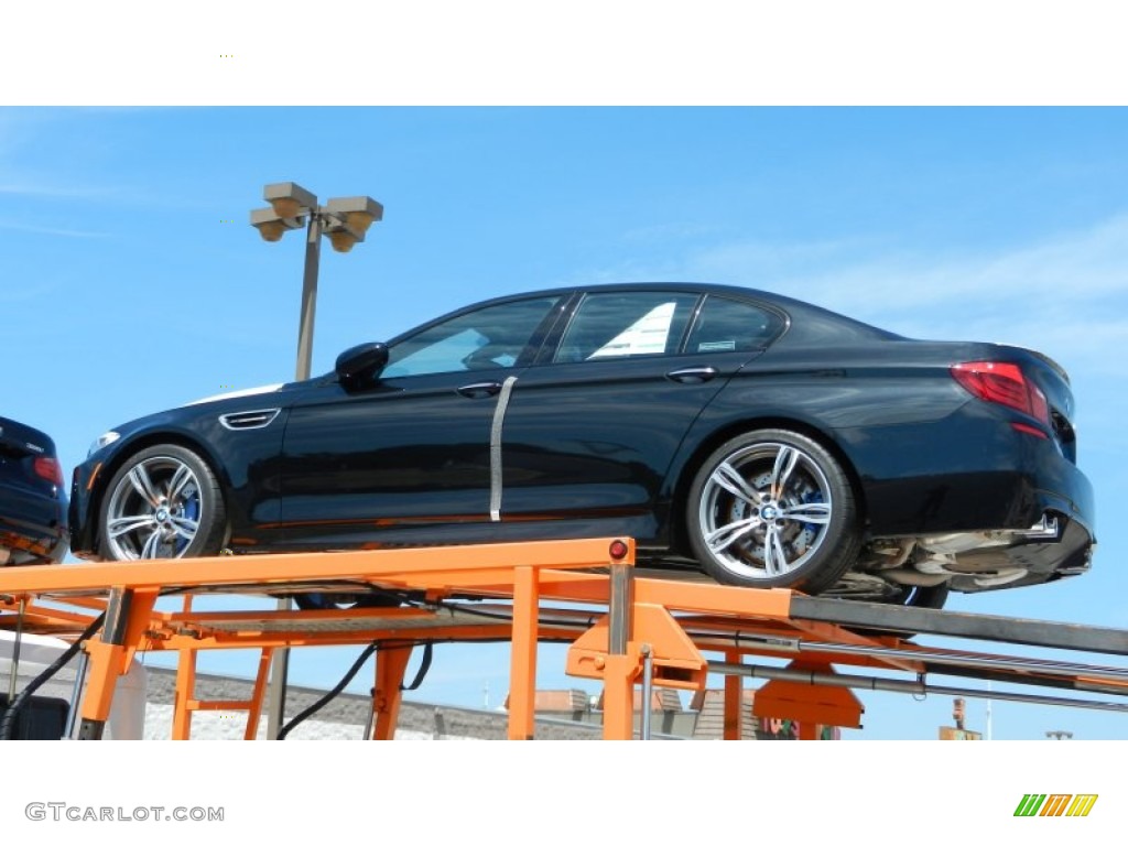 Black Sapphire Metallic 2013 BMW M5 Sedan Exterior Photo #69971636
