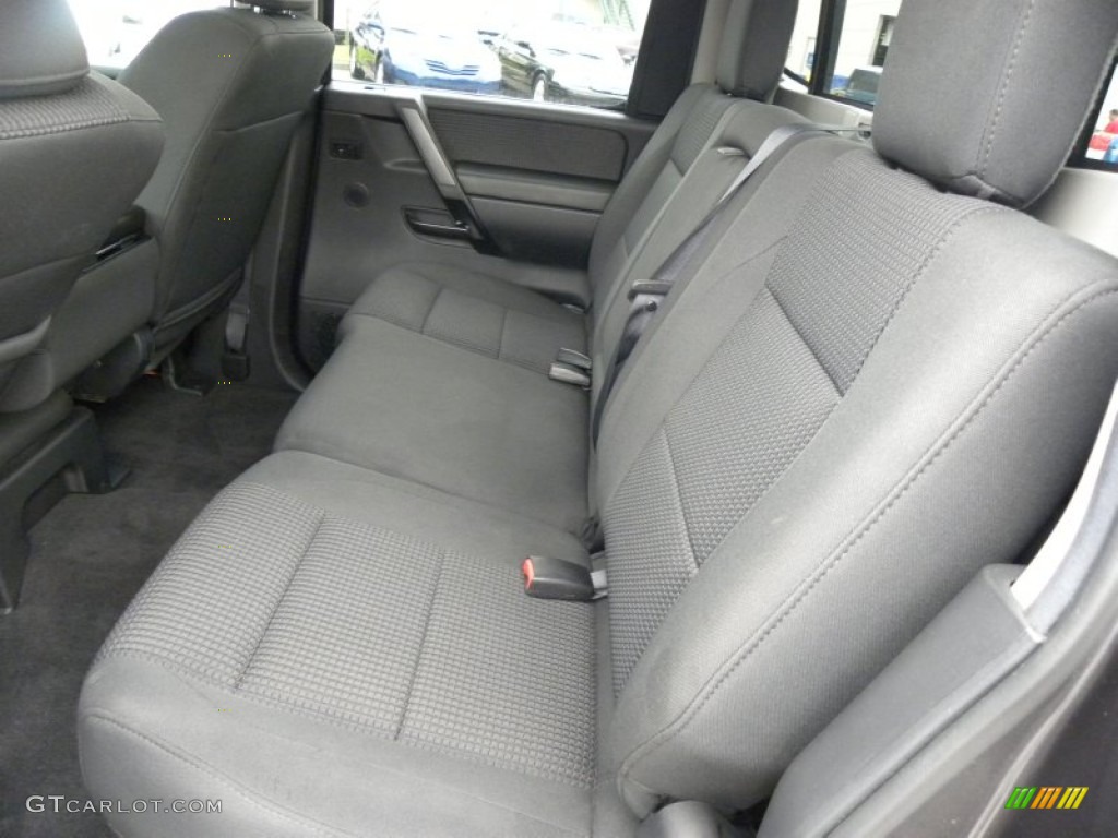 2012 Nissan Titan SV Crew Cab Rear Seat Photo #69971917