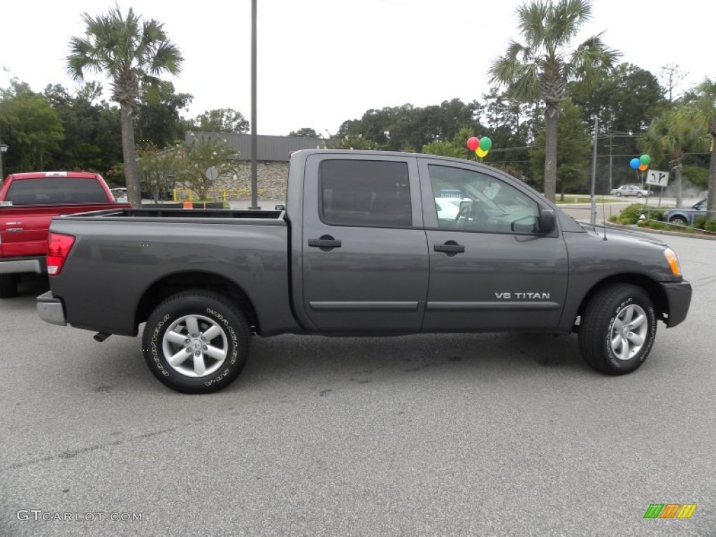 Smoke Gray 2012 Nissan Titan SV Crew Cab Exterior Photo #69971968