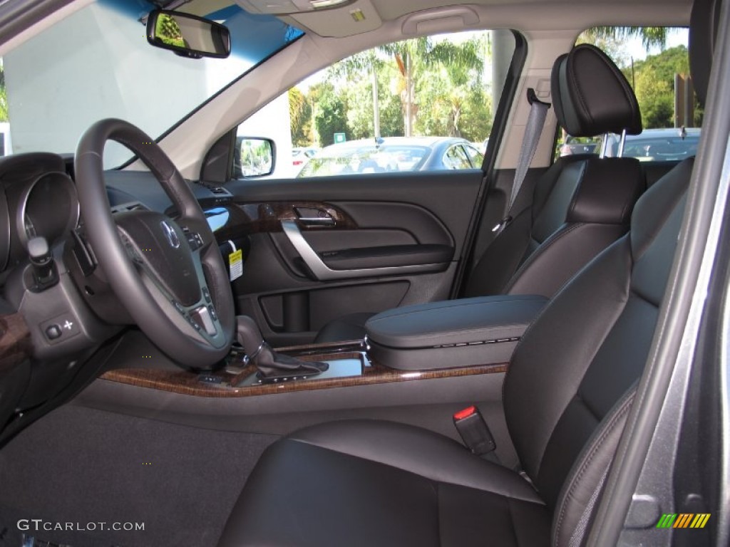 Ebony Interior 2012 Acura MDX SH-AWD Advance Photo #69972136