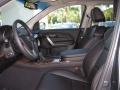 2012 Acura MDX Ebony Interior Front Seat Photo
