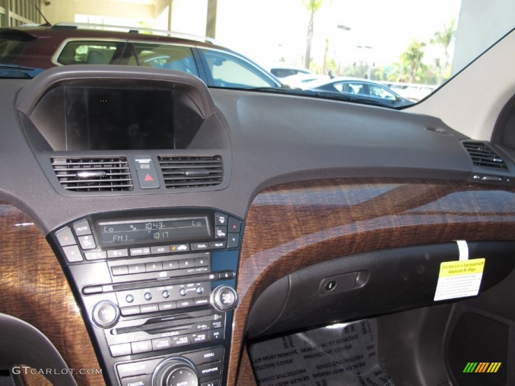 2012 Acura MDX SH-AWD Advance Ebony Dashboard Photo #69972157