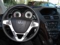 2012 Acura MDX Ebony Interior Steering Wheel Photo