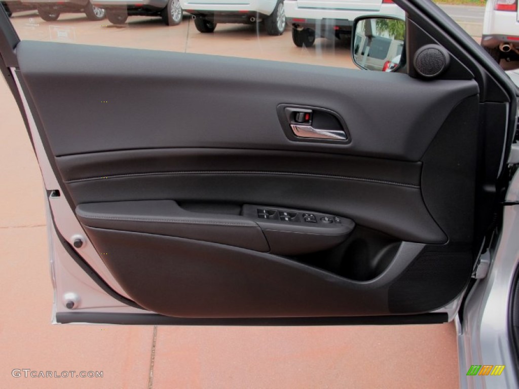 2013 Acura ILX 2.0L Ebony Door Panel Photo #69972679