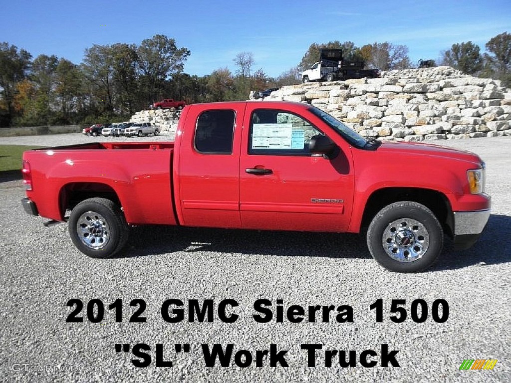 Fire Red GMC Sierra 1500