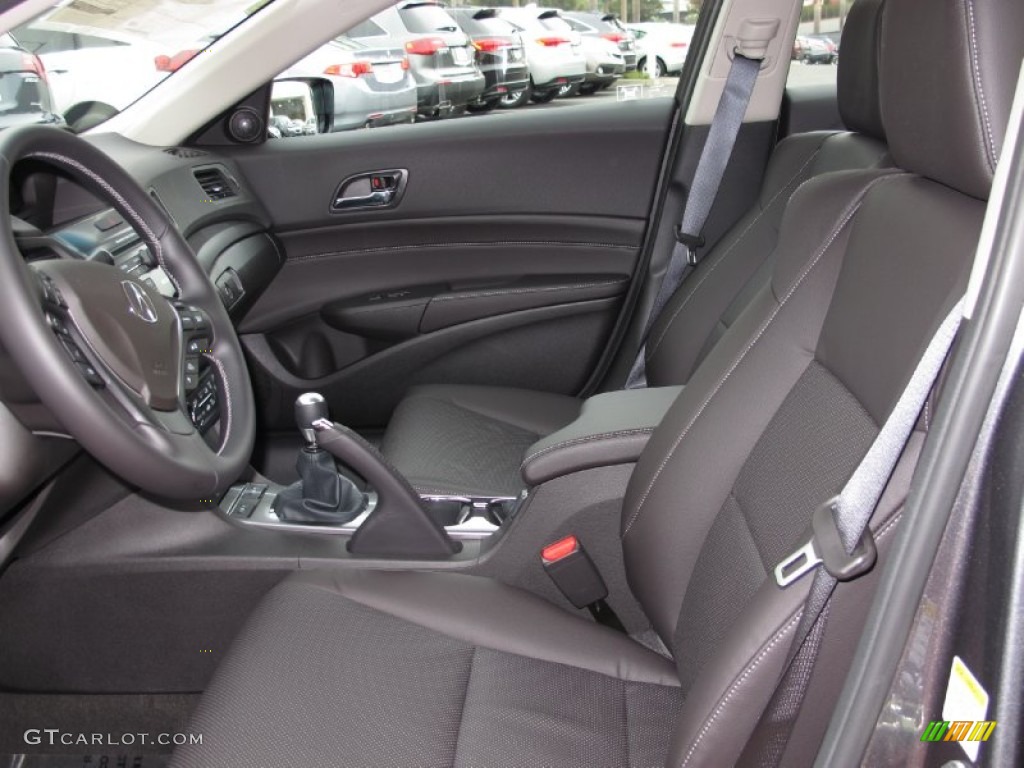 Ebony Interior 2013 Acura ILX 2.4L Photo #69973012