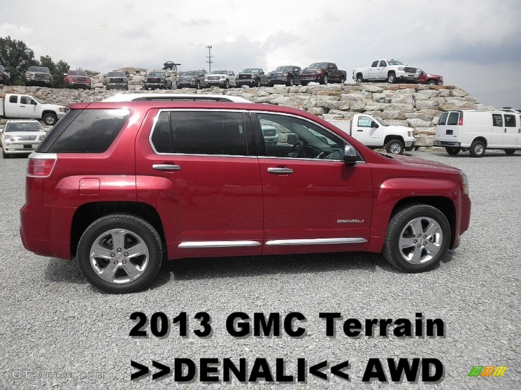 2013 Terrain Denali AWD - Crystal Red Tintcoat / Jet Black photo #1
