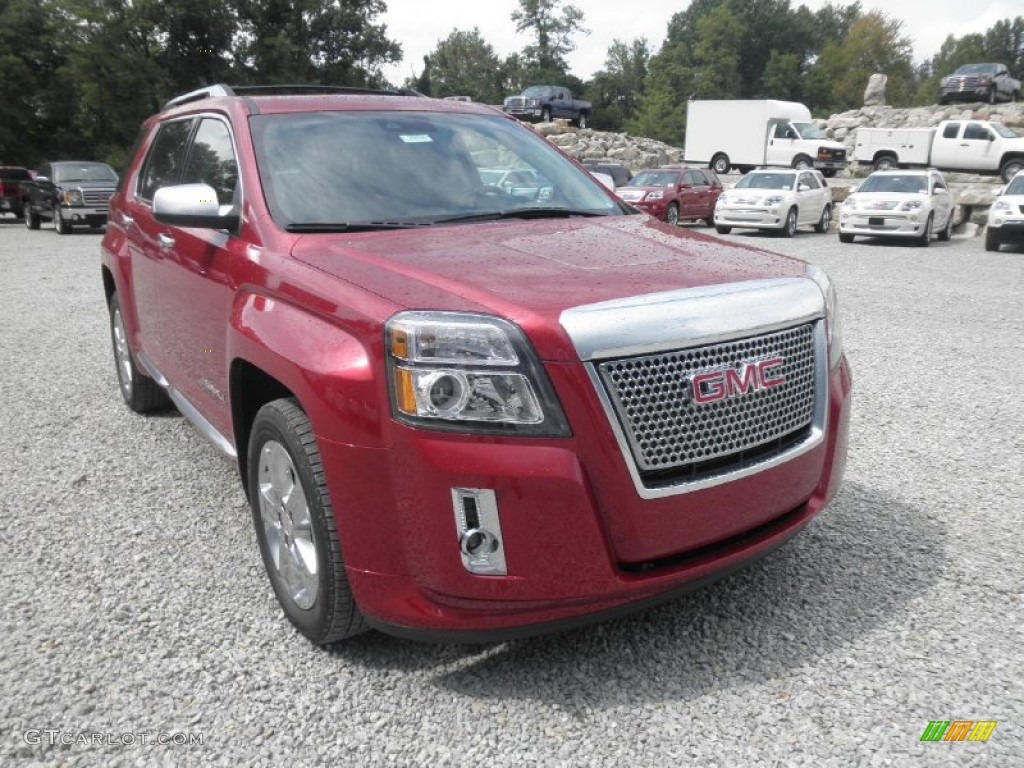 2013 Terrain Denali AWD - Crystal Red Tintcoat / Jet Black photo #2