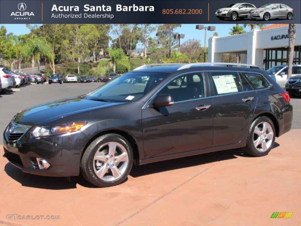 2012 TSX Technology Sport Wagon - Graphite Luster Metallic / Ebony photo #1