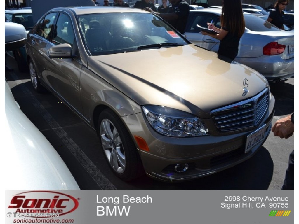 2010 C 300 Luxury - Sand Beige Metallic / Almond/Mocha photo #1
