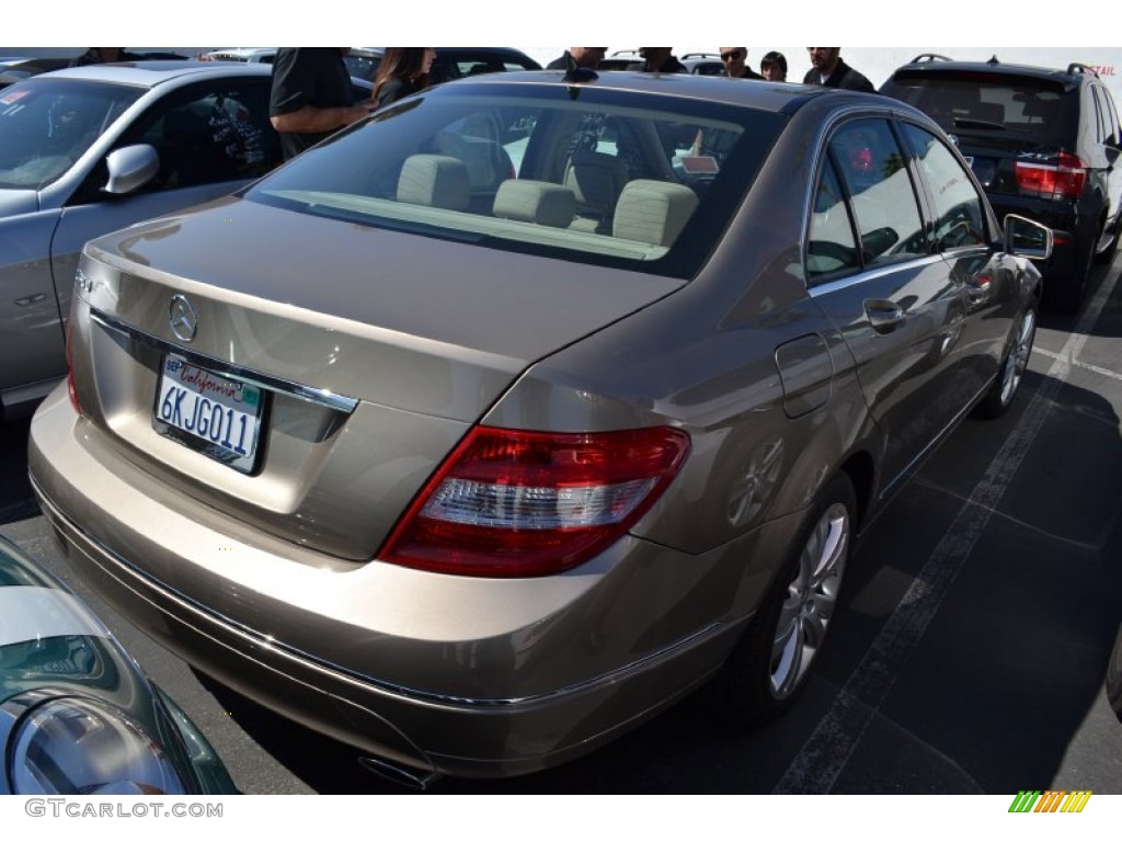 2010 C 300 Luxury - Sand Beige Metallic / Almond/Mocha photo #3