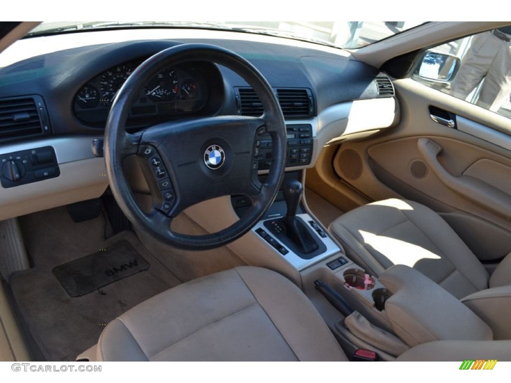 2004 3 Series 325i Sedan - Alpine White / Sand photo #4