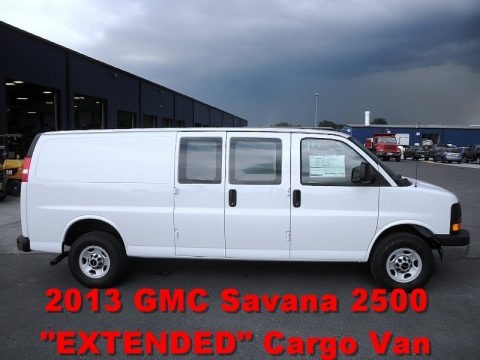 2013 GMC Savana Van 2500 Extended Cargo Data, Info and Specs