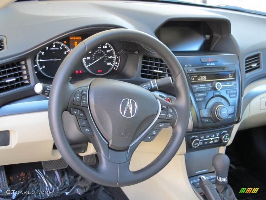 2013 Acura ILX 1.5L Hybrid Technology Parchment Dashboard Photo #69973795