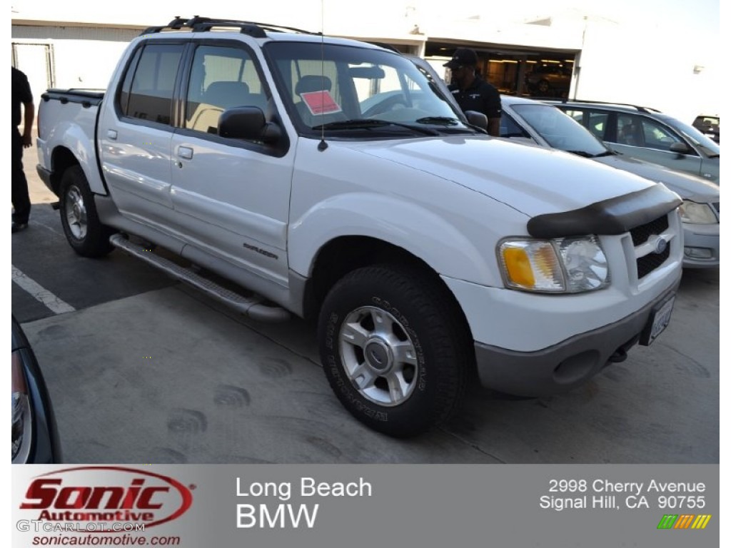 Oxford White Ford Explorer Sport Trac