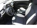 2013 Mini Cooper Sport Carbon Black/Polar Beige Leather Contrast Interior Interior Photo
