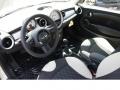 2013 Mini Cooper Sport Carbon Black/Polar Beige Leather Contrast Interior Prime Interior Photo