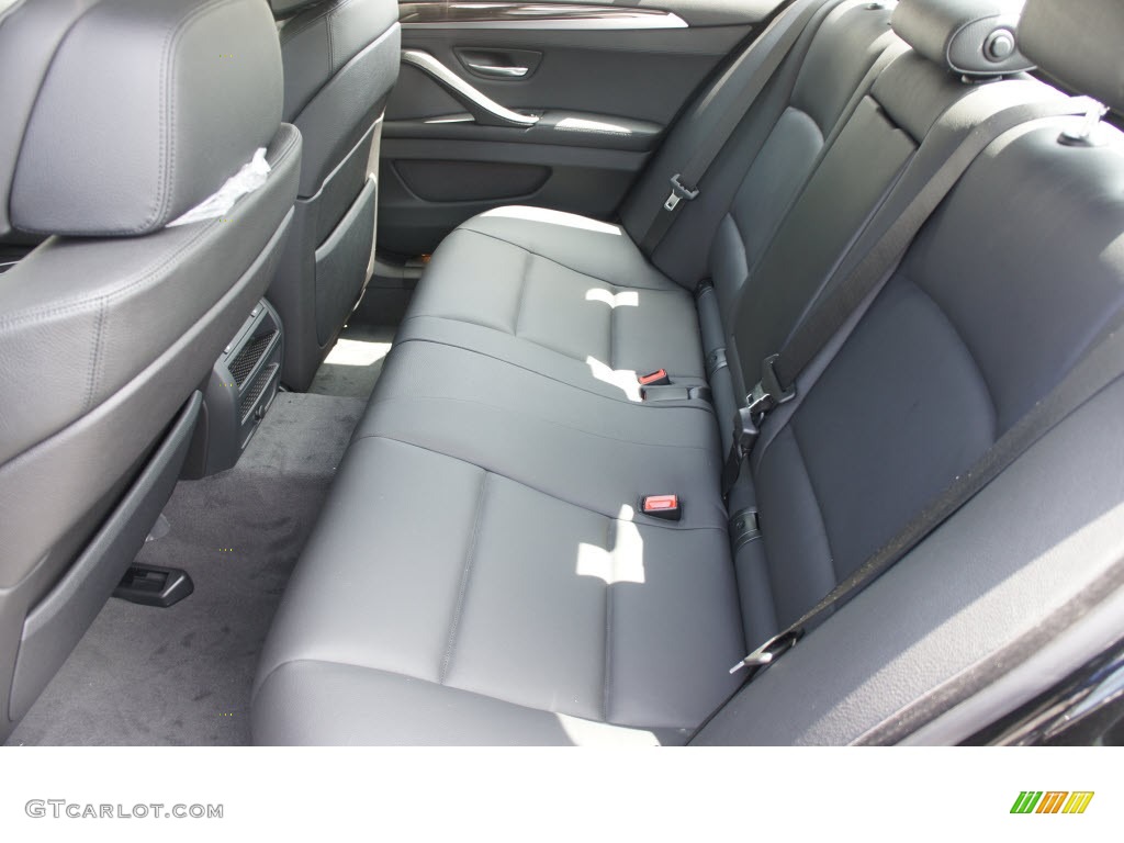 Black Interior 2013 BMW 5 Series 550i Sedan Photo #69974668