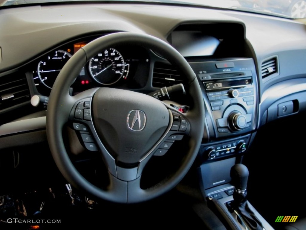 2013 Acura ILX 1.5L Hybrid Technology Ebony Dashboard Photo #69975454