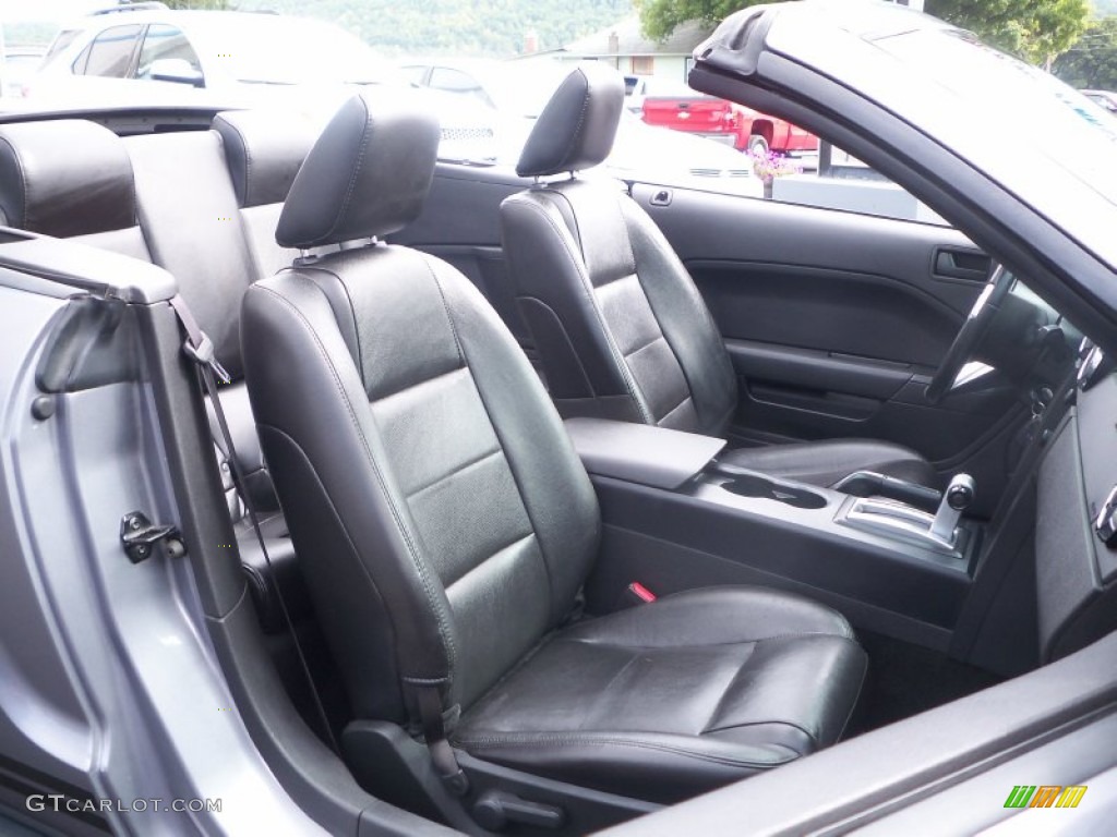 2006 Mustang V6 Premium Convertible - Tungsten Grey Metallic / Dark Charcoal photo #14