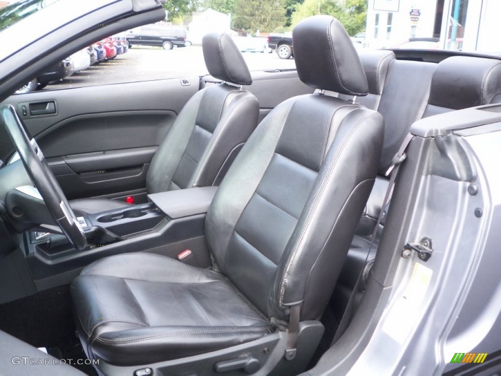 2006 Mustang V6 Premium Convertible - Tungsten Grey Metallic / Dark Charcoal photo #17