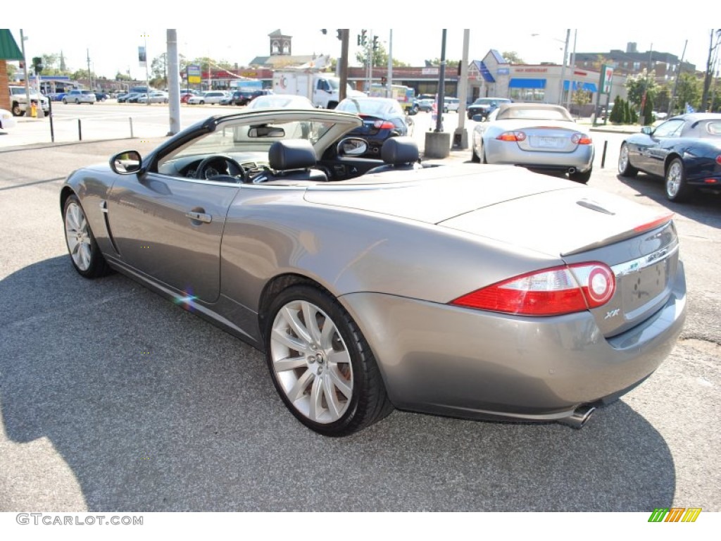 Vapour Gray Metallic 2008 Jaguar XK XK8 Convertible Exterior Photo #69977206