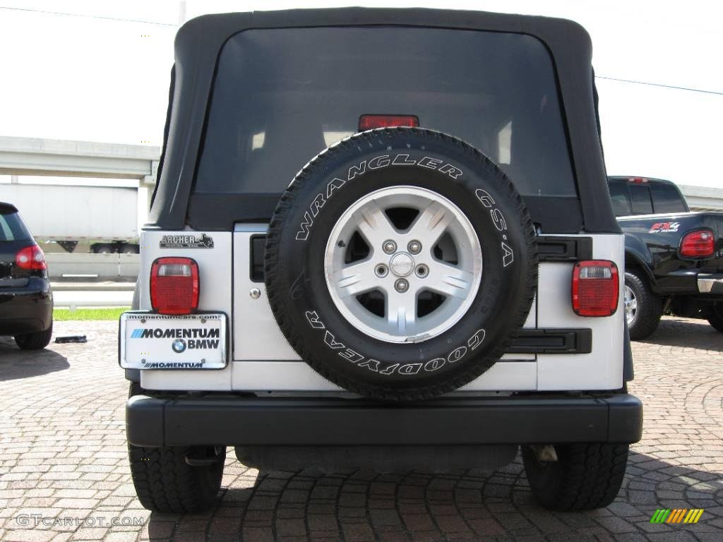 2004 Wrangler Sport 4x4 - Bright Silver Metallic / Dark Slate Gray photo #4