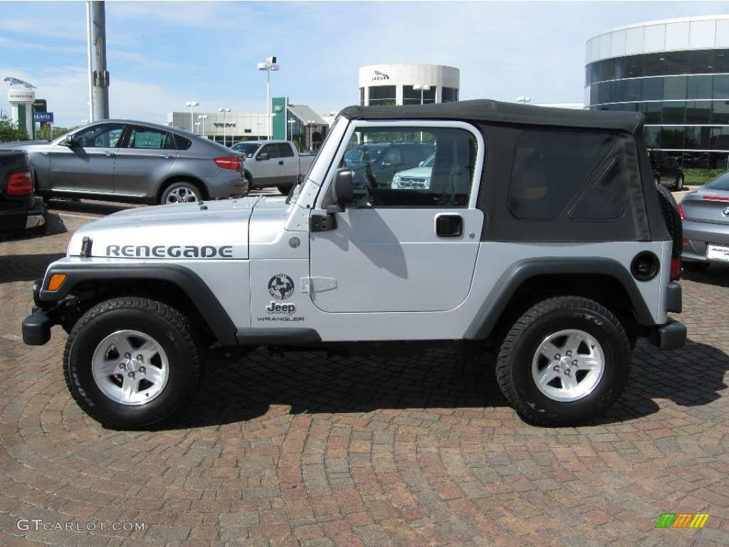 2004 Wrangler Sport 4x4 - Bright Silver Metallic / Dark Slate Gray photo #9