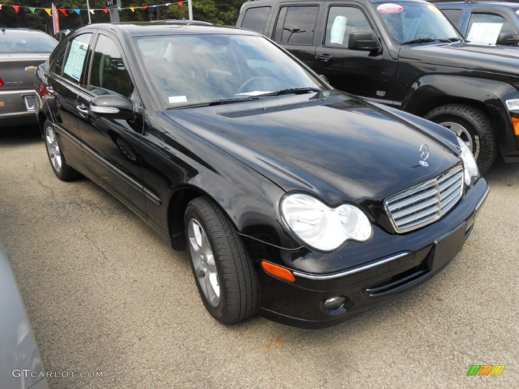 2007 C 350 4Matic Luxury - Black / Black photo #1