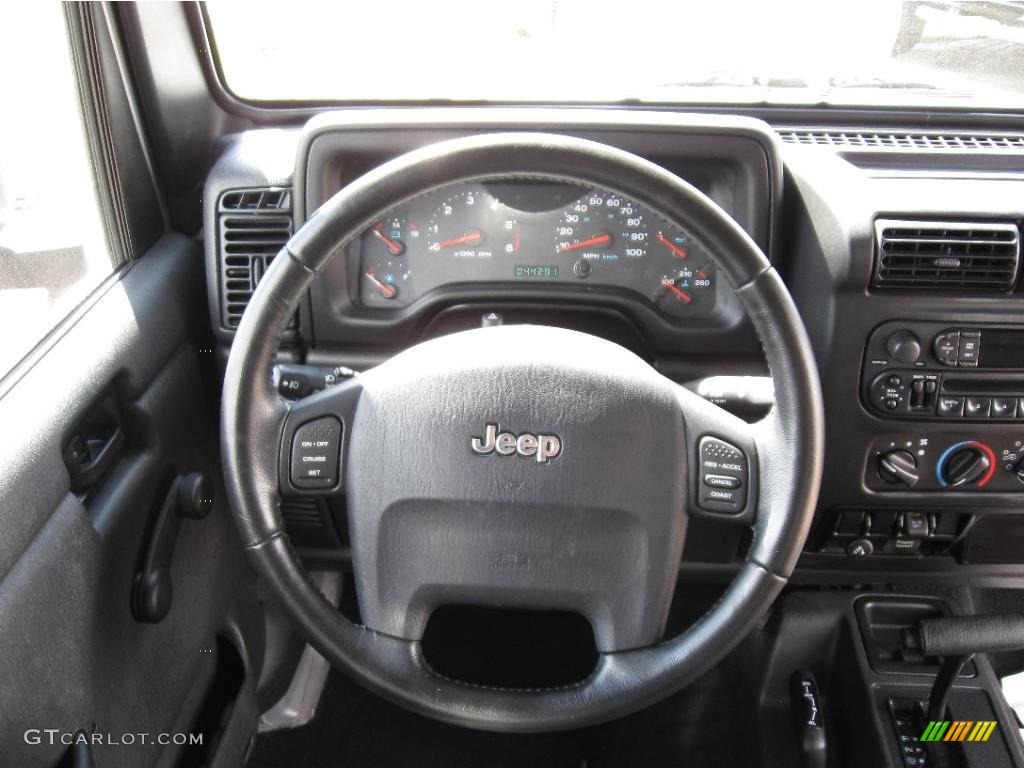2004 Wrangler Sport 4x4 - Bright Silver Metallic / Dark Slate Gray photo #21