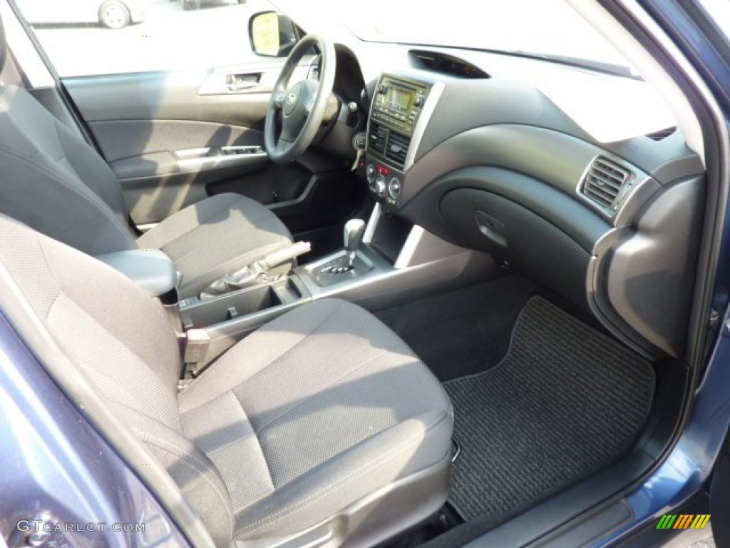 2011 Forester 2.5 X Premium - Marine Blue Metallic / Black photo #10