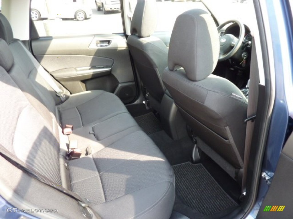 2011 Forester 2.5 X Premium - Marine Blue Metallic / Black photo #12