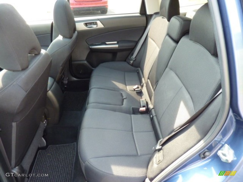 2011 Forester 2.5 X Premium - Marine Blue Metallic / Black photo #14