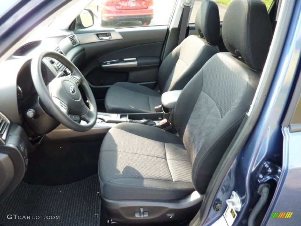 2011 Forester 2.5 X Premium - Marine Blue Metallic / Black photo #16