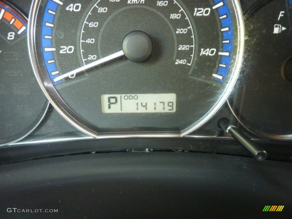 2011 Forester 2.5 X Premium - Marine Blue Metallic / Black photo #20