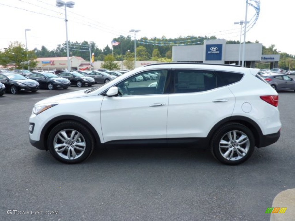 Frost White Pearl 2013 Hyundai Santa Fe Sport 2.0T AWD Exterior Photo #69981115