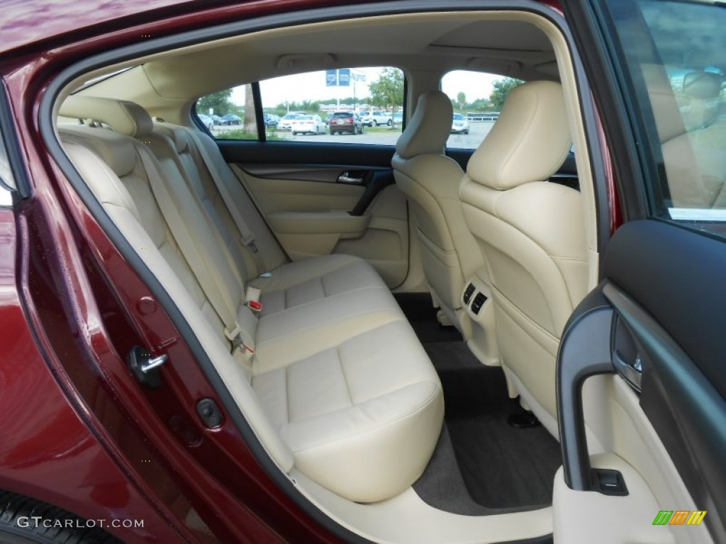 Parchment Interior 2012 Acura TL 3.5 Photo #69981388